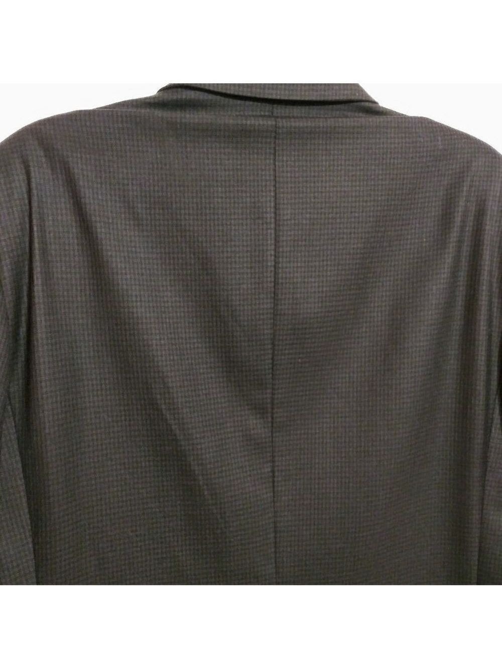Indian Homme Blazer Jacket Wool Grey Black Size 40R - Picture 7 of 13